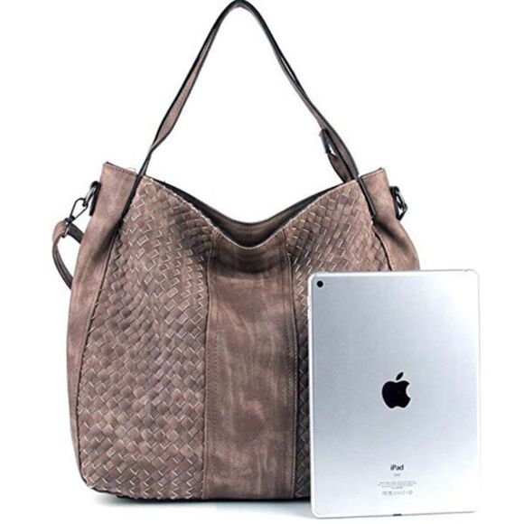 New Top Handle Leather Satchel Bag - Picture 1 of 8